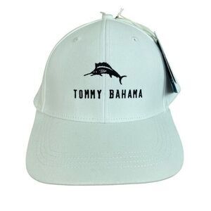 NEW Tommy Bahama Hat Strapback Adjusts White Margarita Recipe Embroidered Canvas